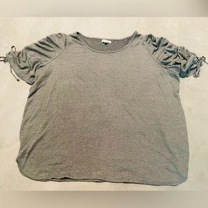 Rouched Sleeve Top - Max Studio